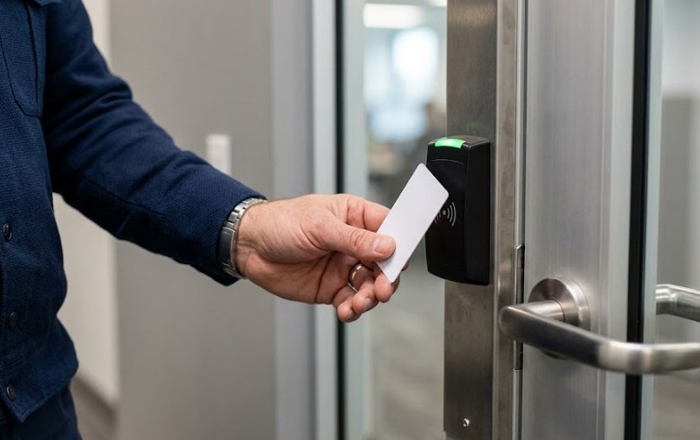 Access control and door entry system